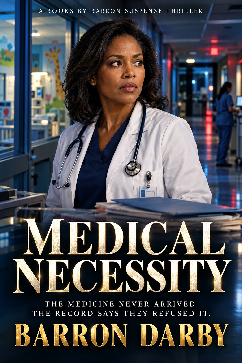 Medical Necessity by Barron Darby, suspense thriller