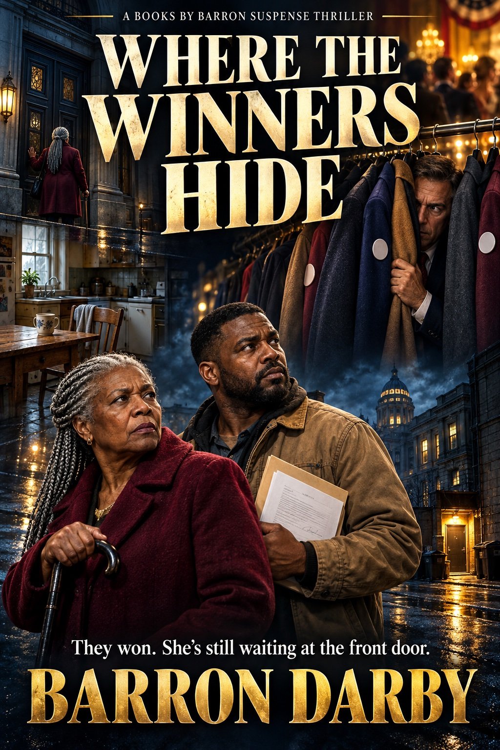 Where the Winners Hide by Barron Darby, suspense thriller